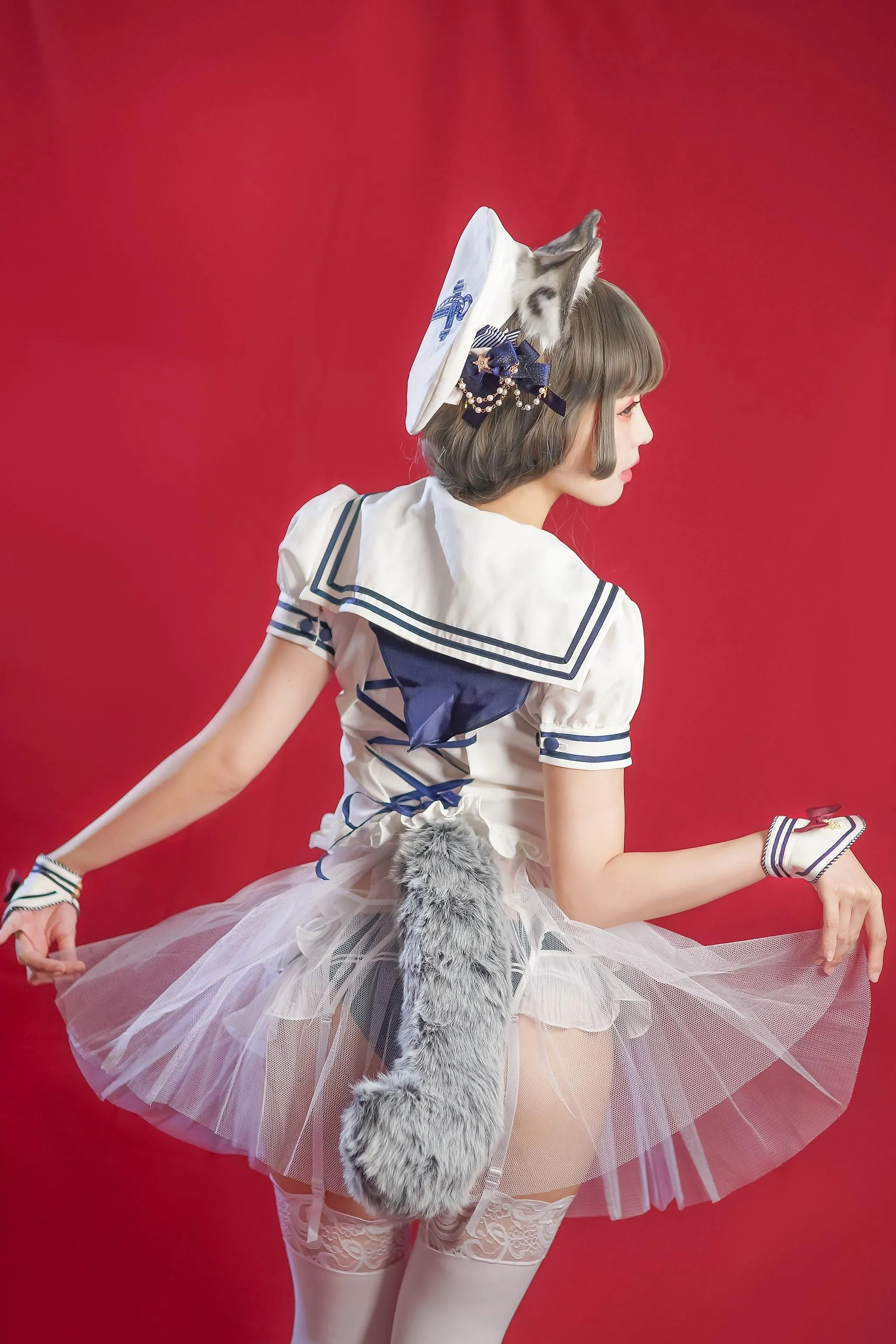 ElyEE子 – NO.48 灰太狼-jk [22P]插图1